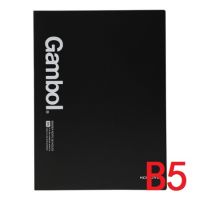 日本国誉（KOKUYO）Gambol活页本笔记本记事本 7mm横线×31行黑色B5/30页 26孔 1个装 WCN-FR0031N